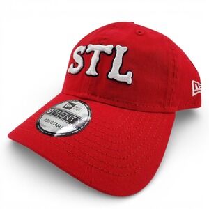 New Era St Louis Cardinals City Connect 9TWENTY Adjustable Hat Red Strapback NEW